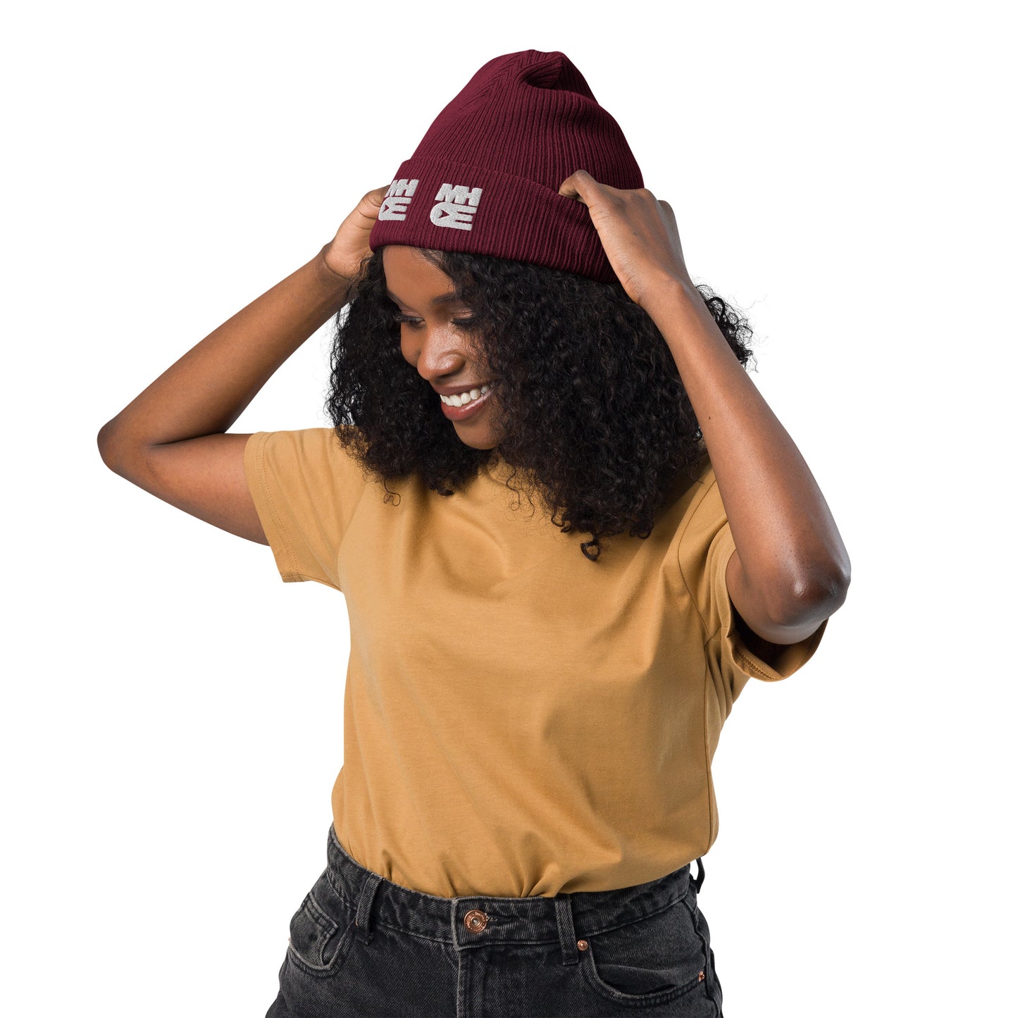 MHOE Organic ribbed beanie