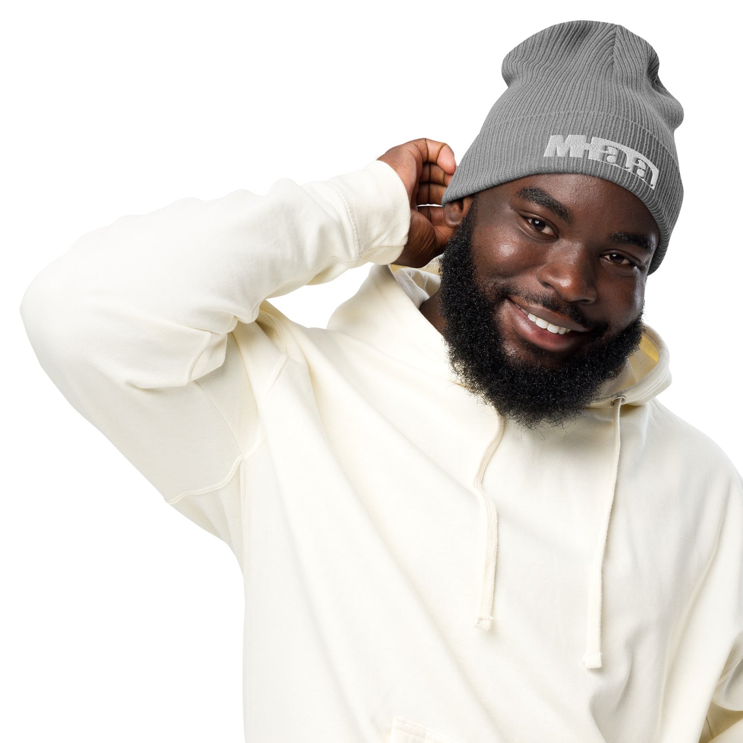 Most High above all Organic ribbed beanie