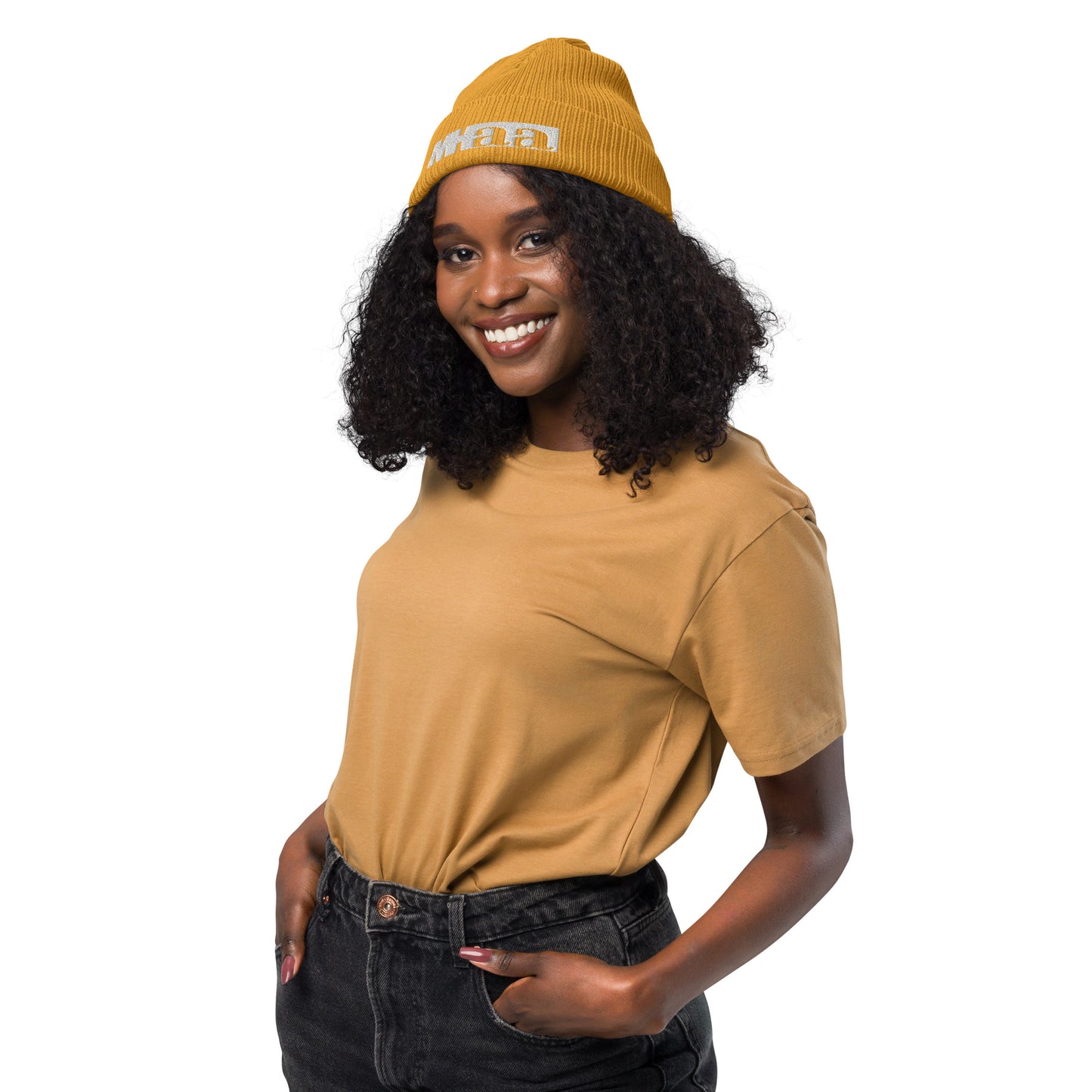 Most High above all Organic ribbed beanie