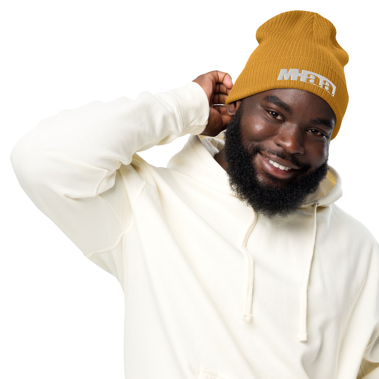 Most High above all Organic ribbed beanie