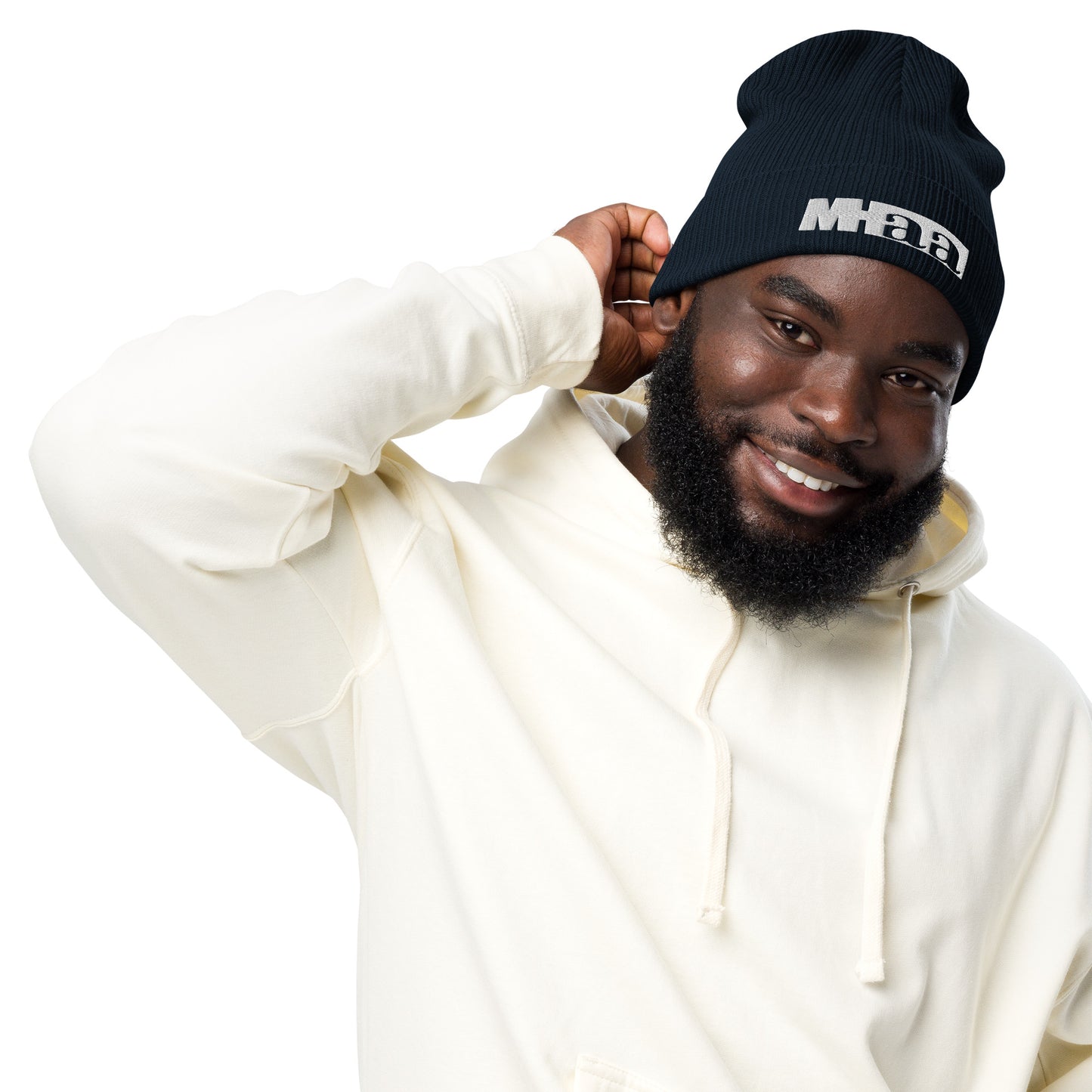 Most High above all Organic ribbed beanie