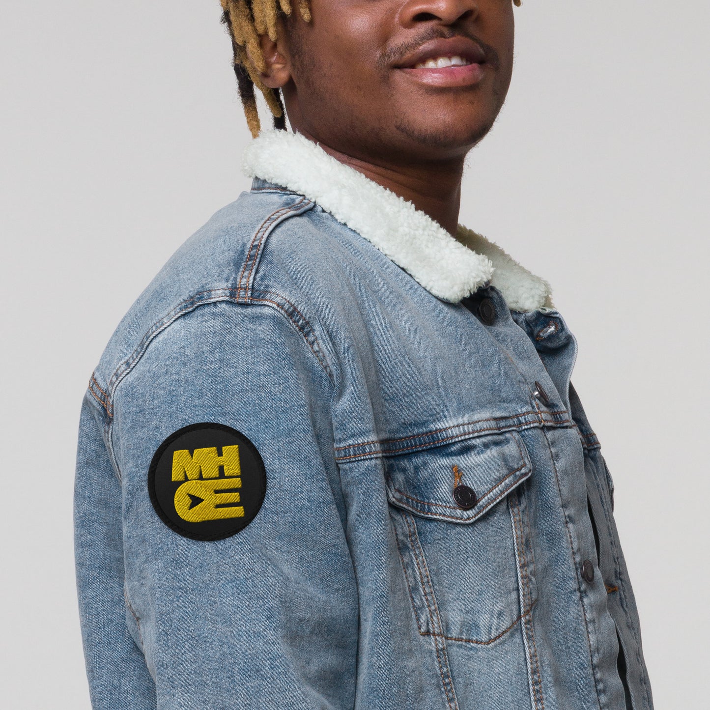 Gold MHOE Embroidered patch 2