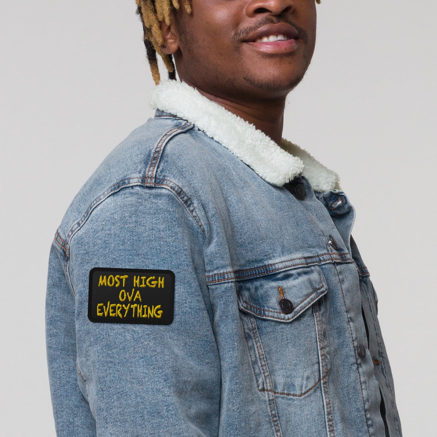 Gold MHOE Embroidered patch 1