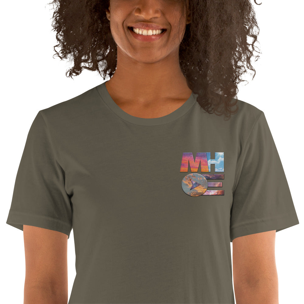 MHOE Sky Logo embroidered Unisex Tee