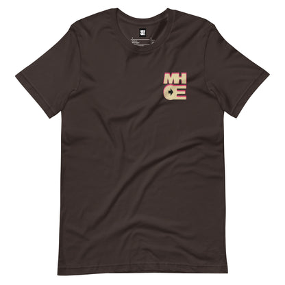 MHOE fitted t-shirt (Embroidered Throwback logo over chest)