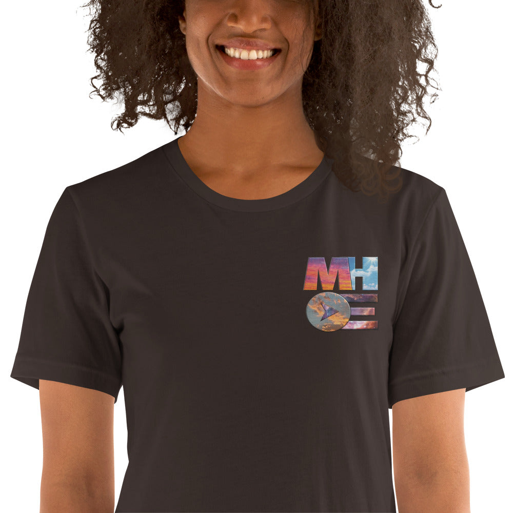 MHOE Sky Logo embroidered Unisex Tee