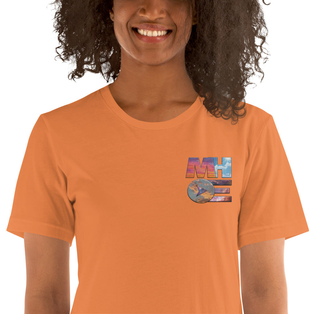 MHOE Sky Logo embroidered Unisex Tee