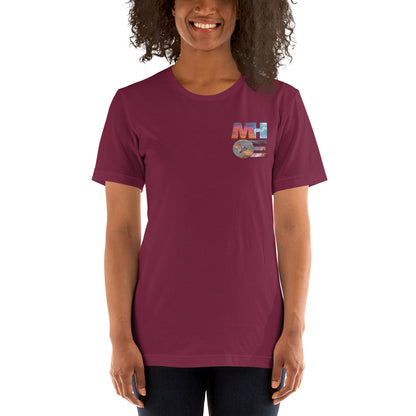 MHOE Sky Logo embroidered Unisex Tee