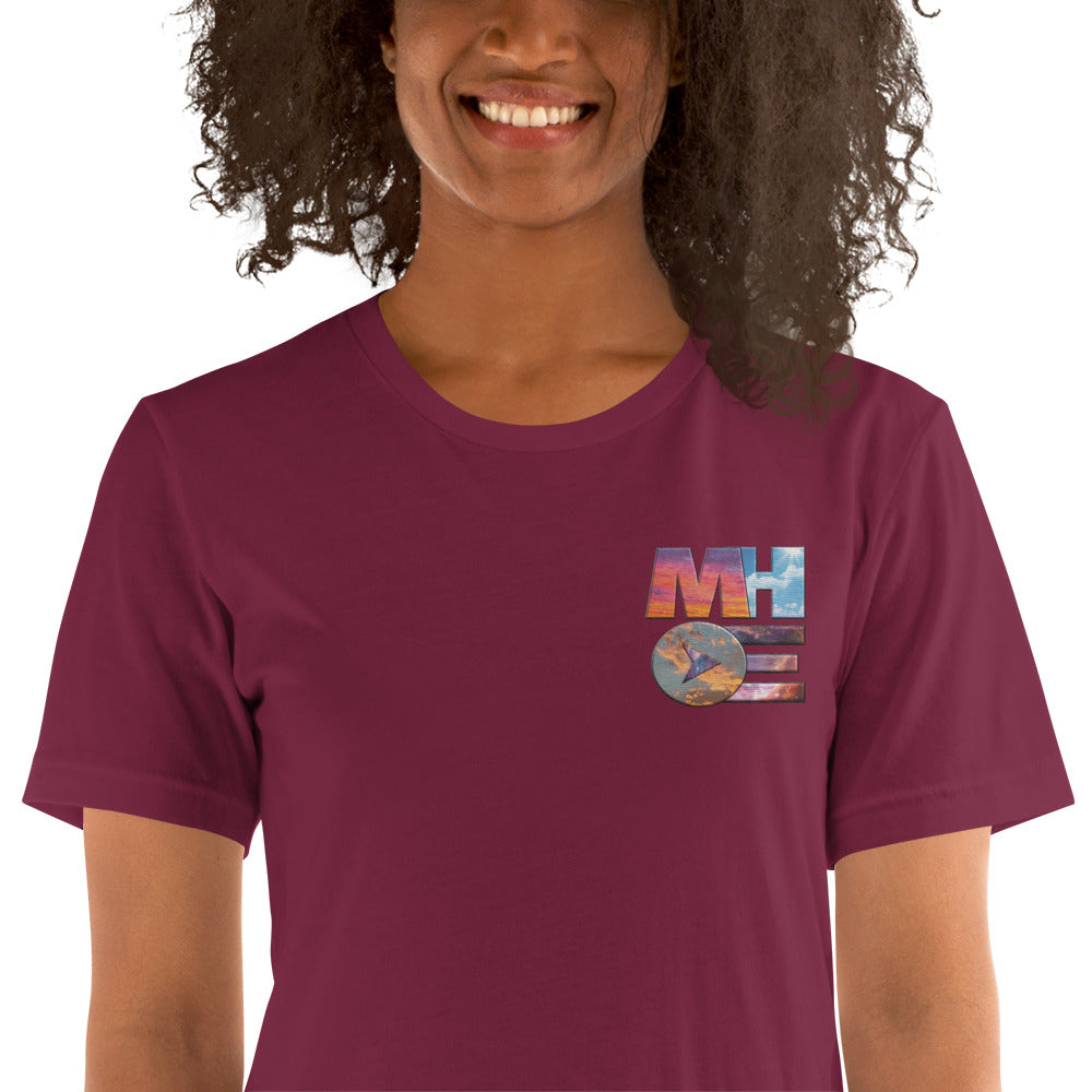 MHOE Sky Logo embroidered Unisex Tee