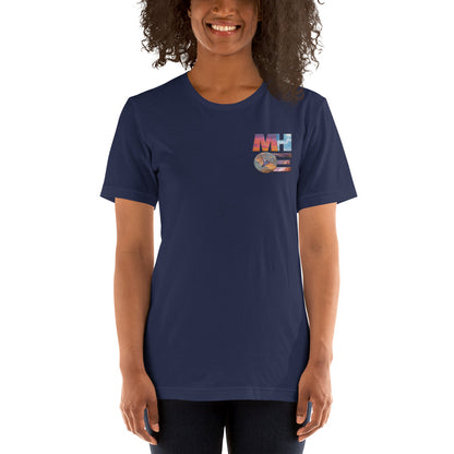 MHOE Sky Logo embroidered Unisex Tee