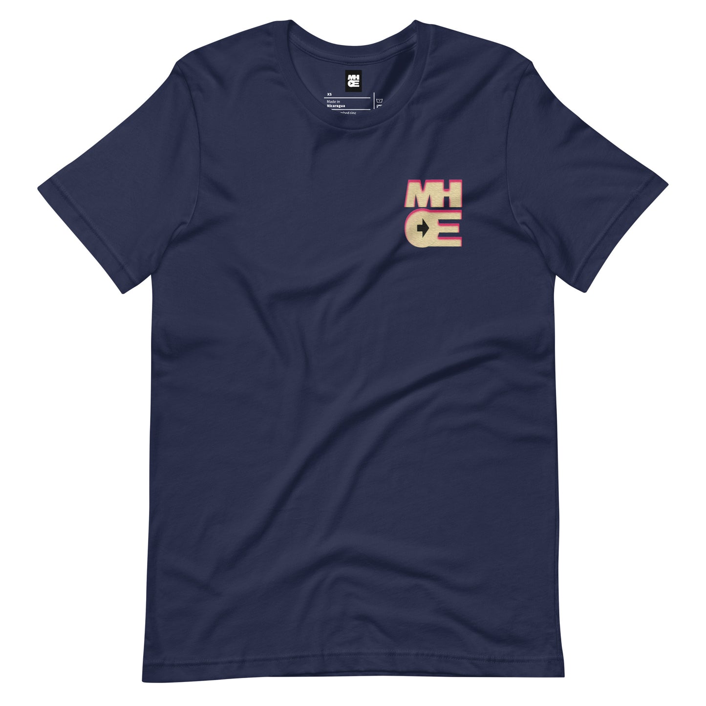 MHOE fitted t-shirt (Embroidered Throwback logo over chest)