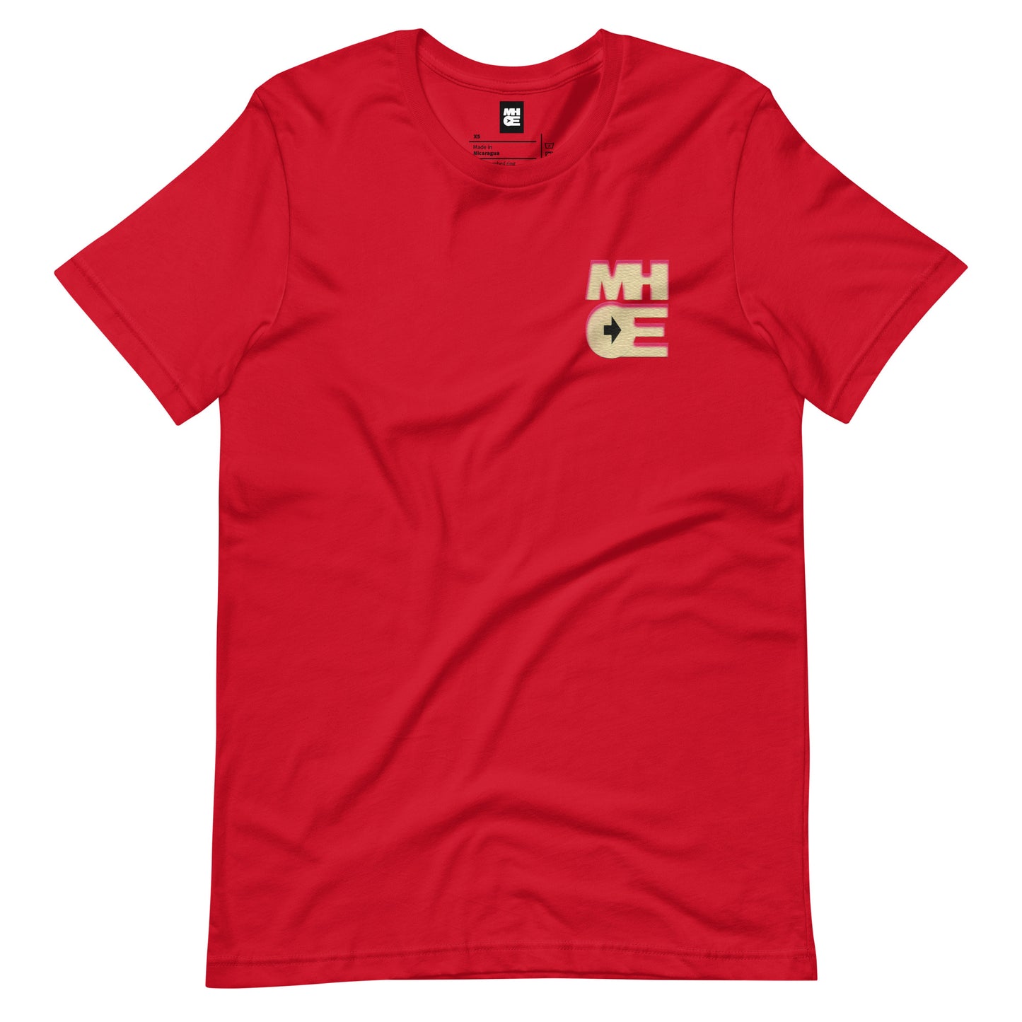 MHOE fitted t-shirt (Embroidered Throwback logo over chest)