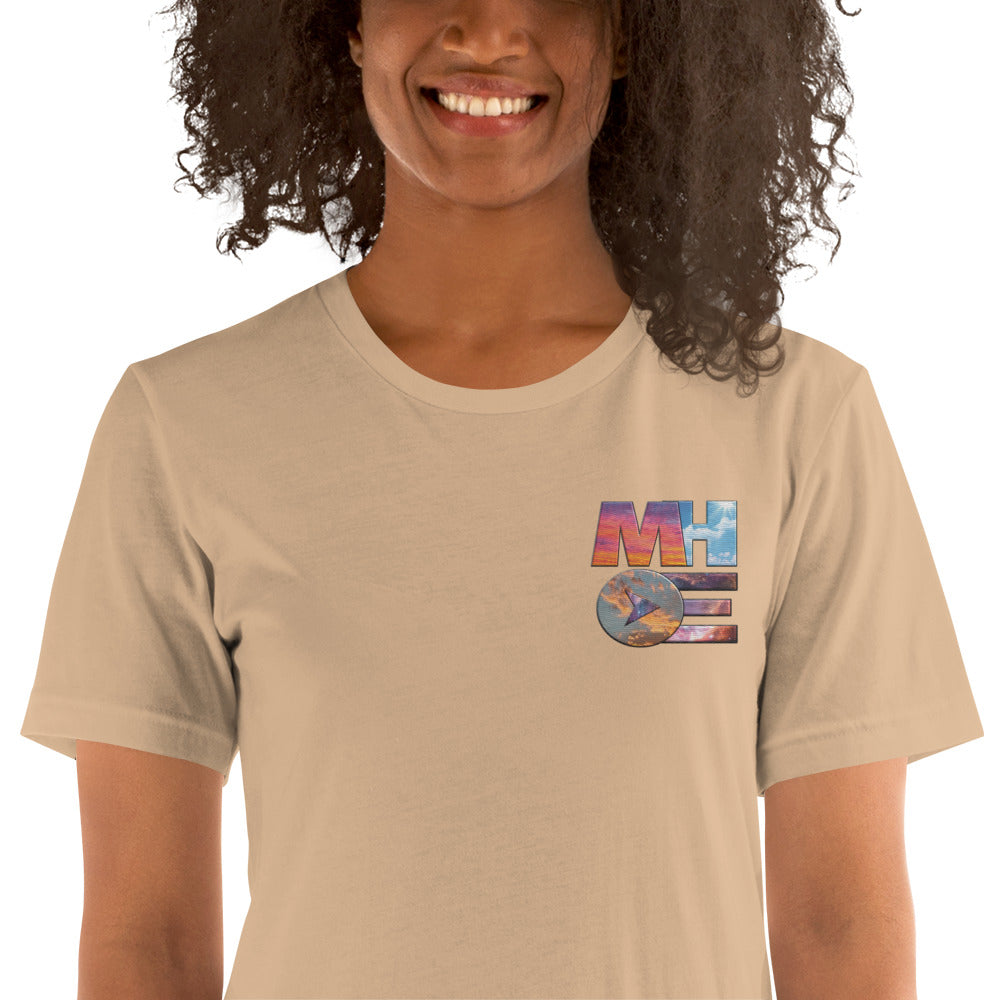 MHOE Sky Logo embroidered Unisex Tee